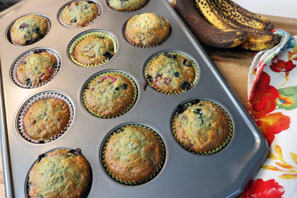 cooked-banana-muffins-in-pan