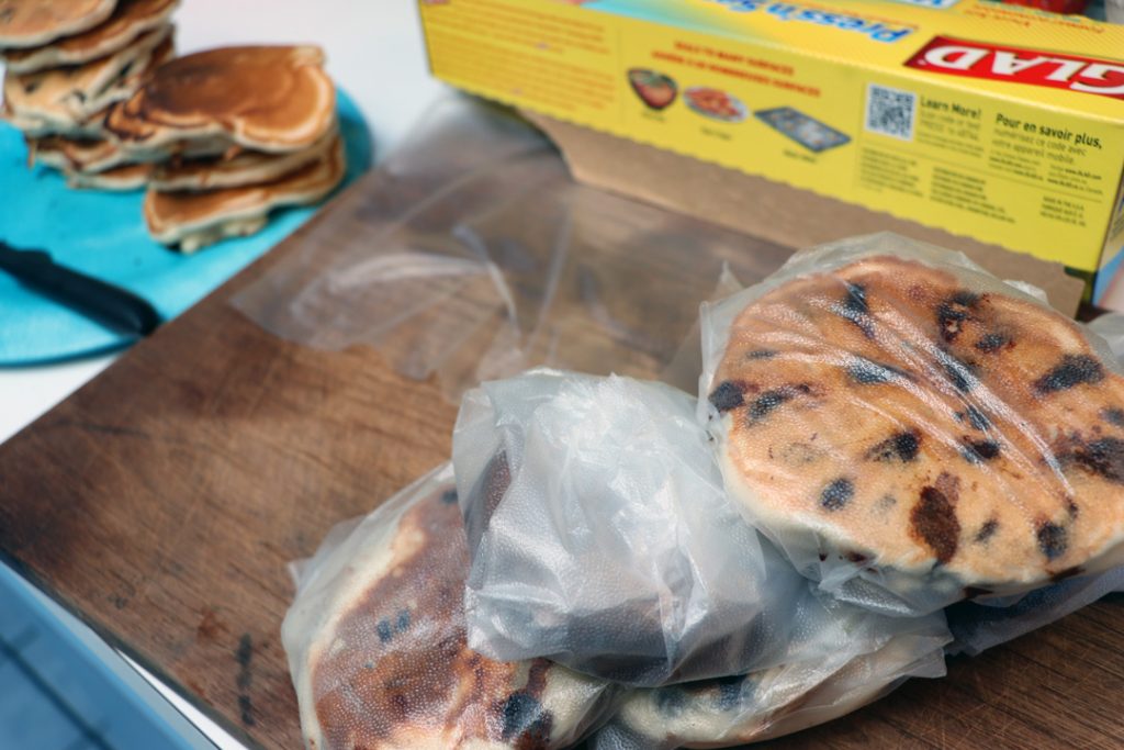 individually wrapped Freezer Pancakes