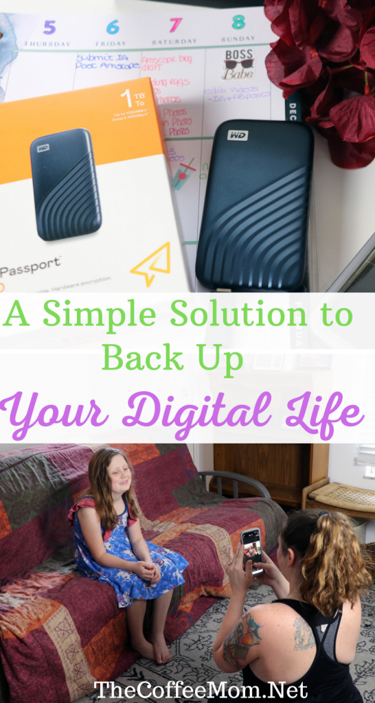 We live in a digital world. Between working from home, running a business, and just being a mom in the digital age, I find myself more and more often need to back up my digital life. 