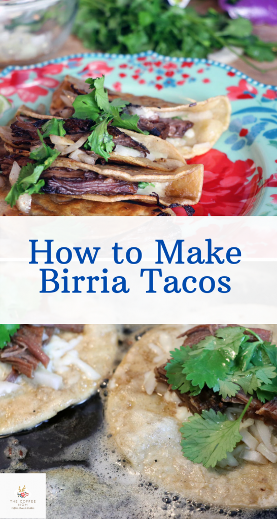 Birria tacos have taken the internet by storm, and for good reason! These beef tacos with onions, cilantro, and cheese are so delicious and perfect to make in the slow cooker. 