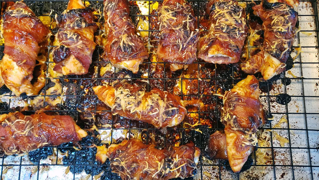 Bacon Wrapped BBQ Chicken Tenderloins