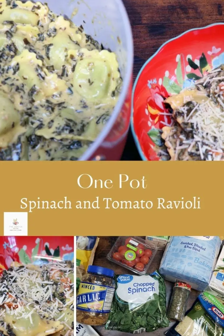 One Pot Spinach Ravioli