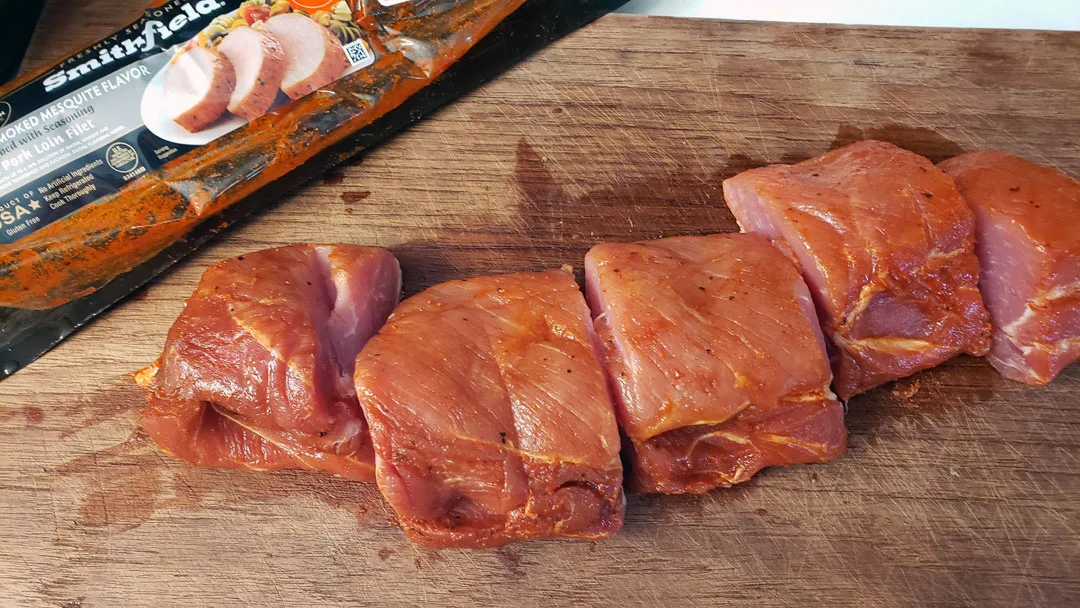 cubed pork loin