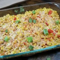 Easy Mexican Street Corn Casserole