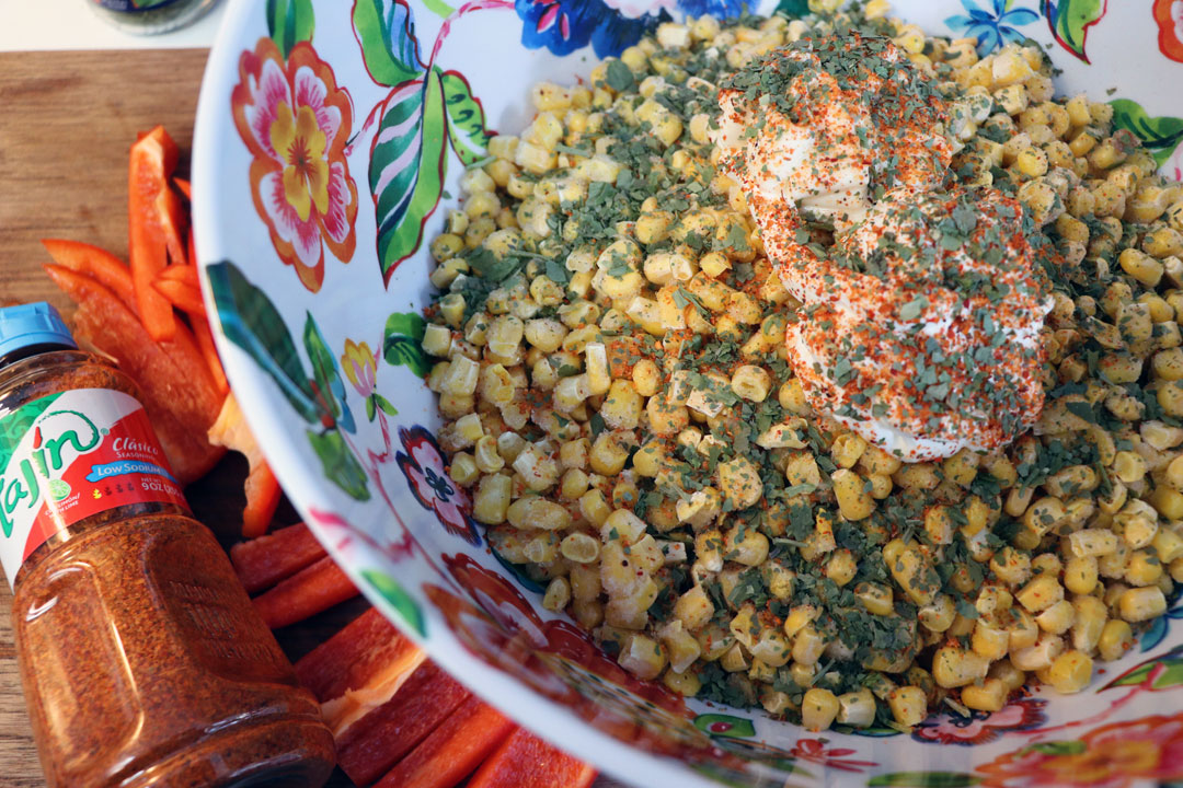 Mexican street corn casserole