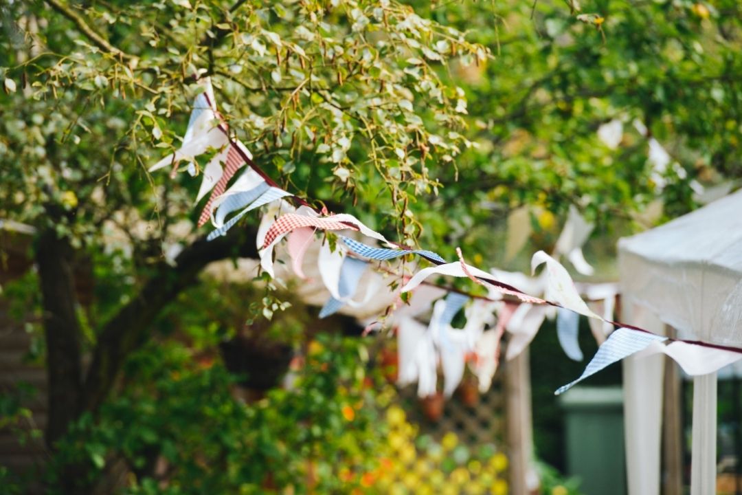 hosting a garden party