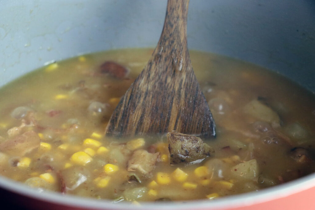 potato and corn chowder