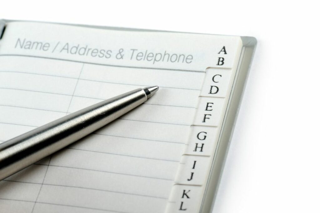 address book