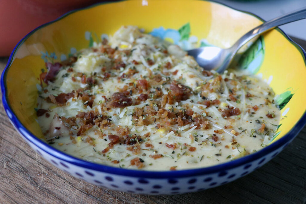 potato and corn chowder recipe