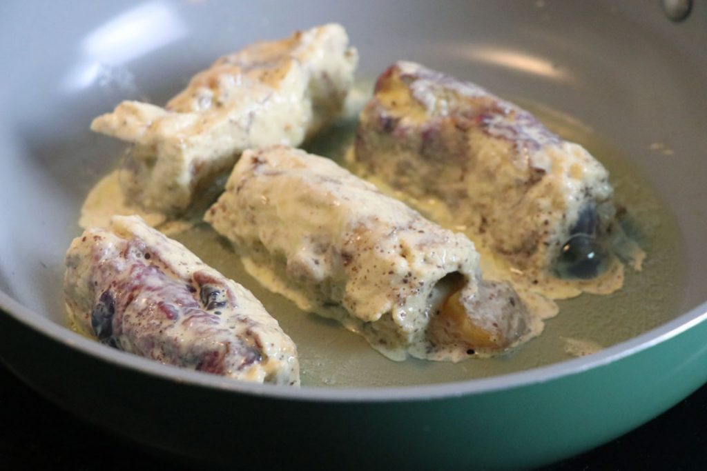 cooking your stuffed french toast rollups