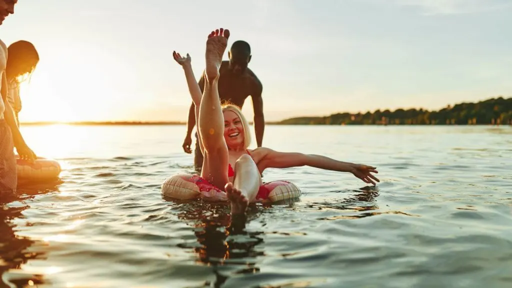 Swimming for mental health