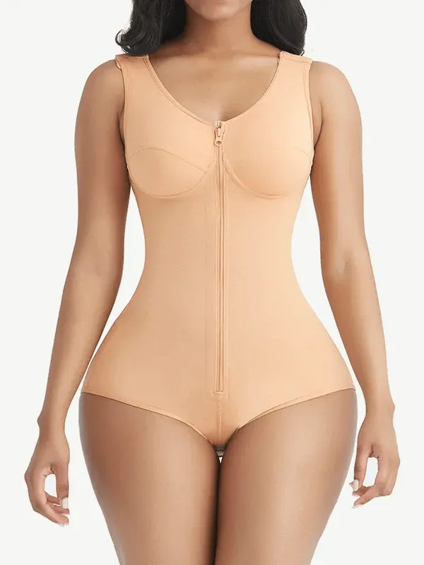 3 Rows hooks high cut body shaper