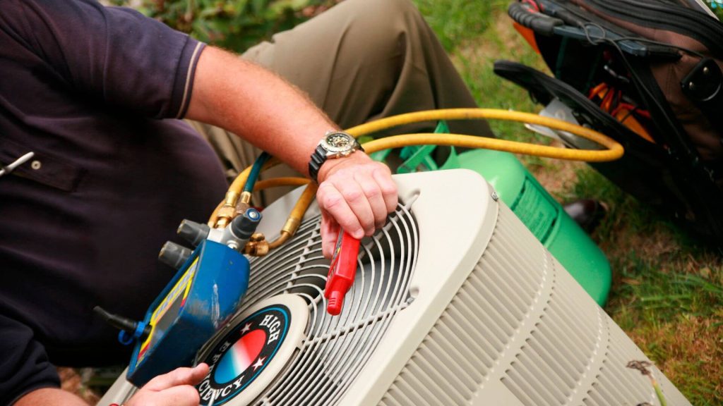 Assess the current condition of the air conditioner