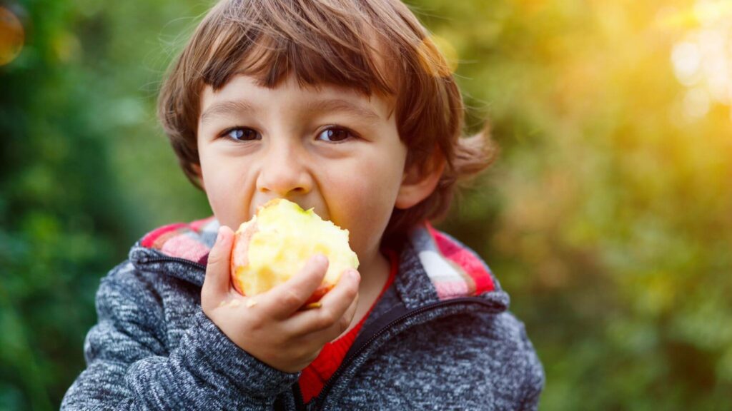 Perception of colors in children's diets