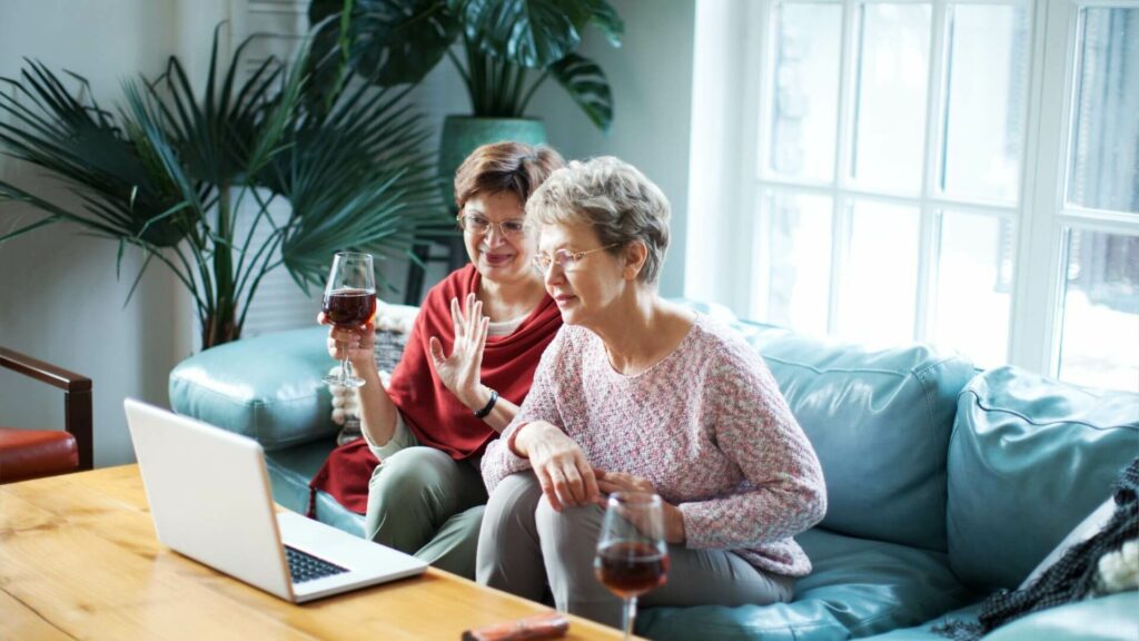  Senior Loved One Staying Social