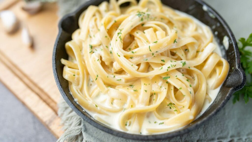 Pasta and creamy foods