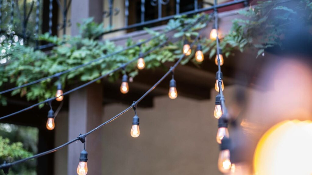 Patio String Lights Ideas
