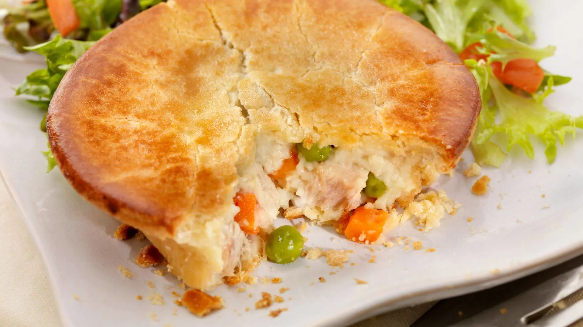 what to serve with chicken pot pie