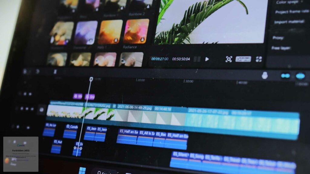 Application for creating effects