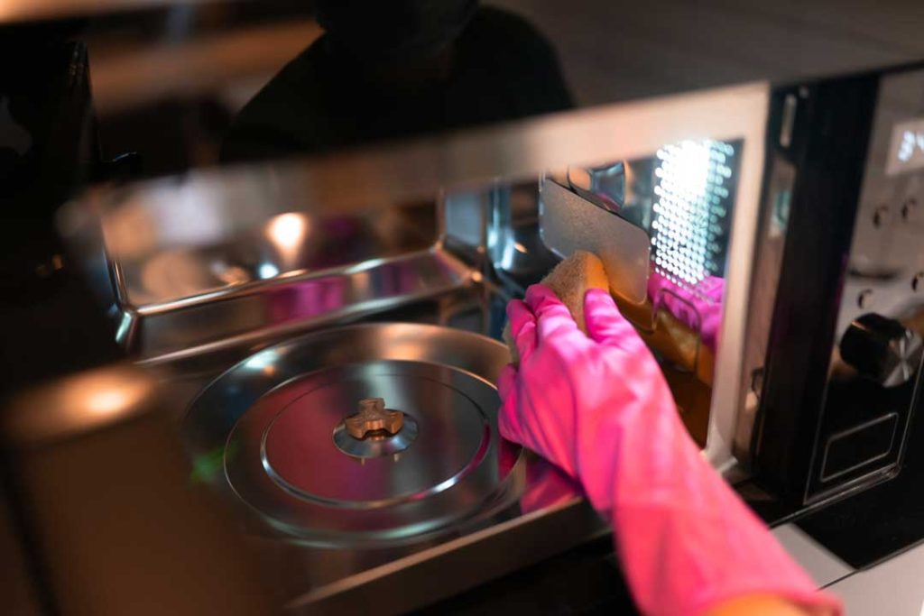 Deep clean appliances