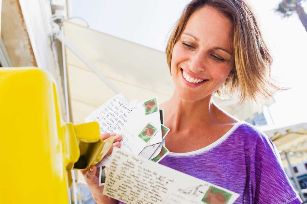 Direct mail postcards for customer retention