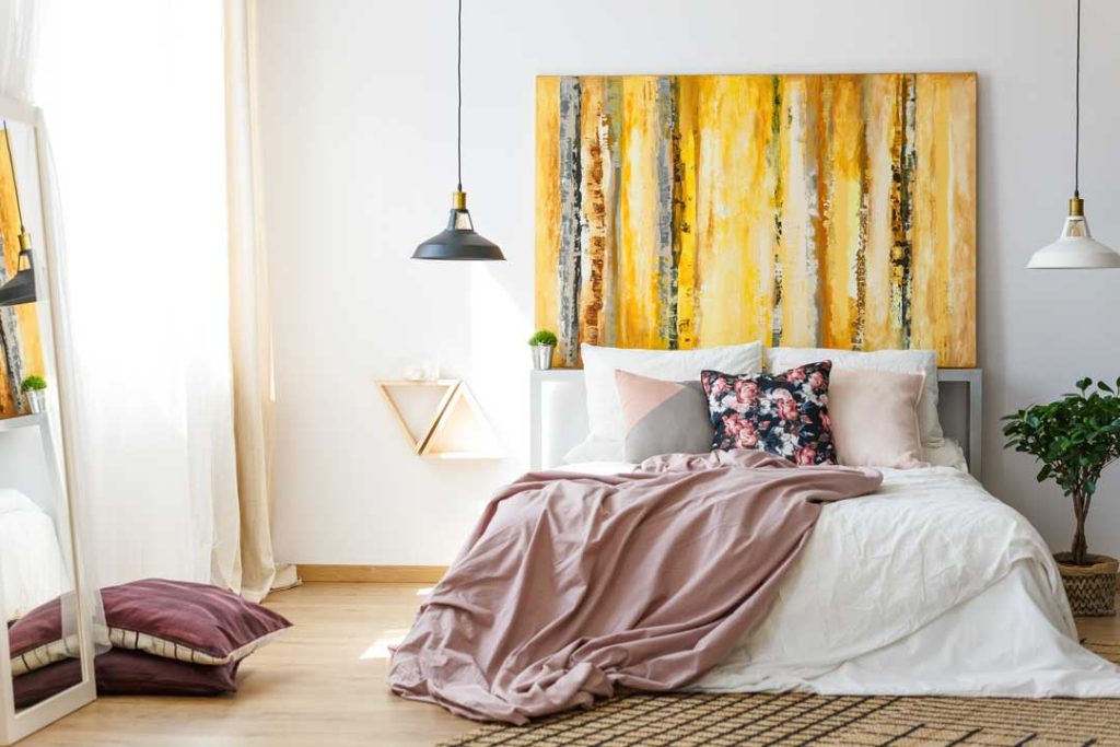 bedroom wall art