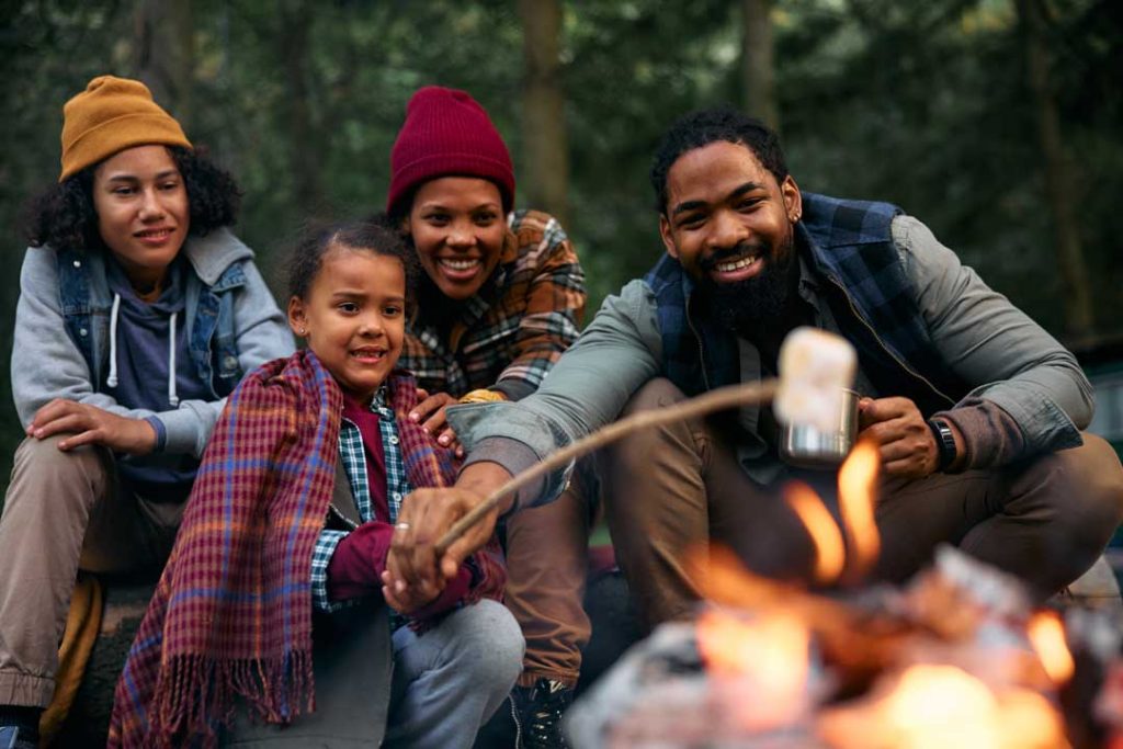 how to stay warm camping
