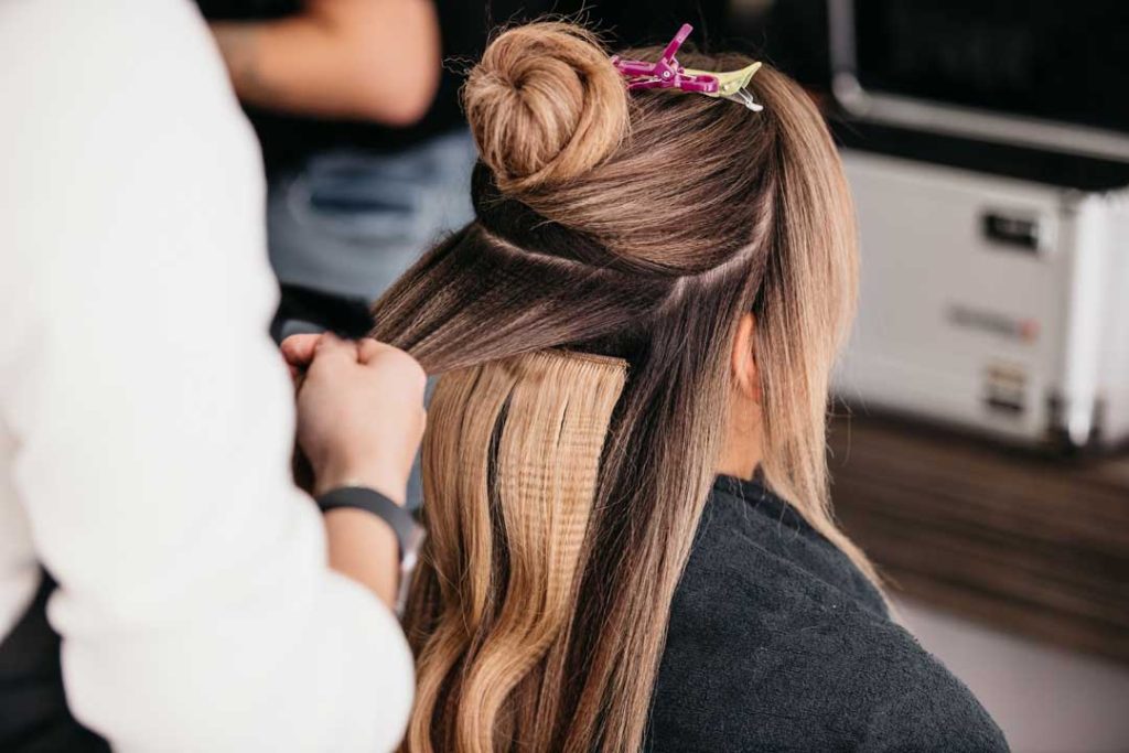 micro link hair extension care