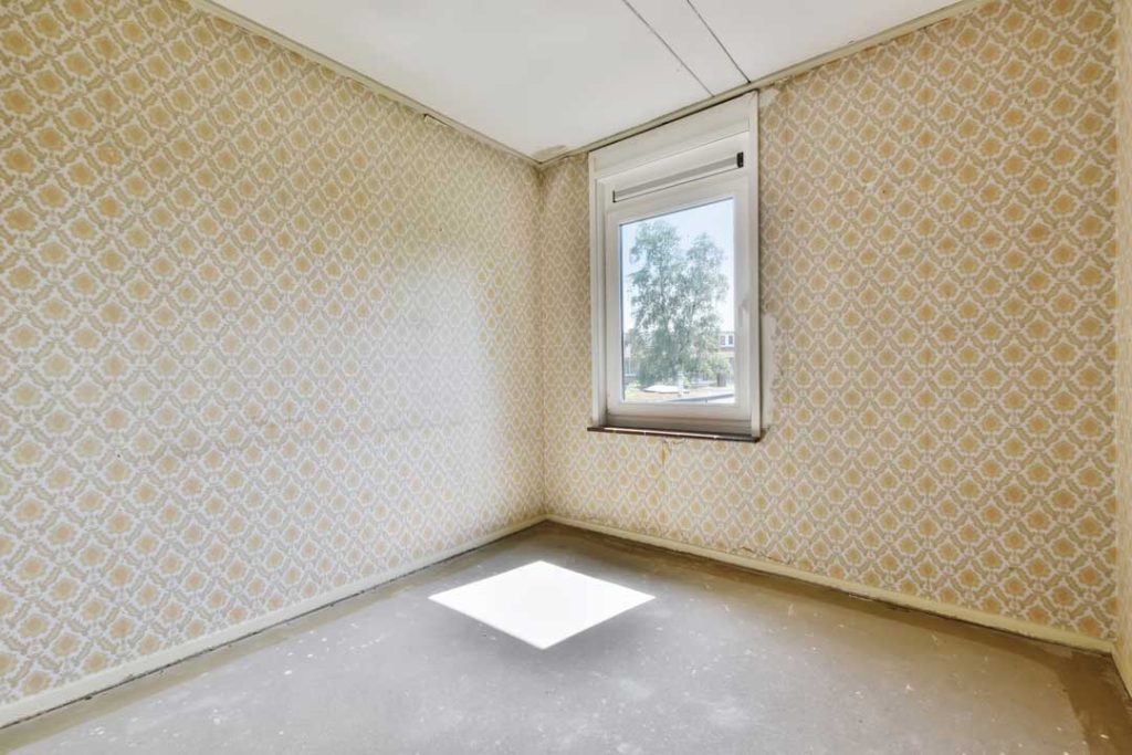 Asbestos-containing material in older home.