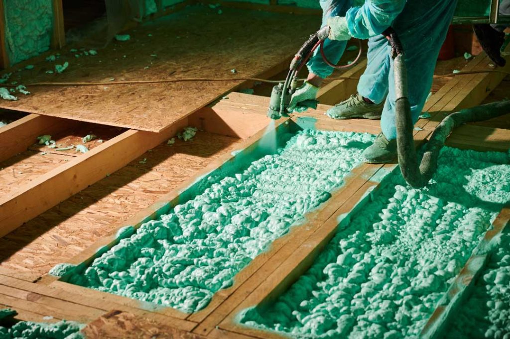 Home insulation to regulate summer temperatures