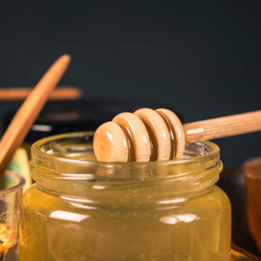 Natural honey used for wound healing