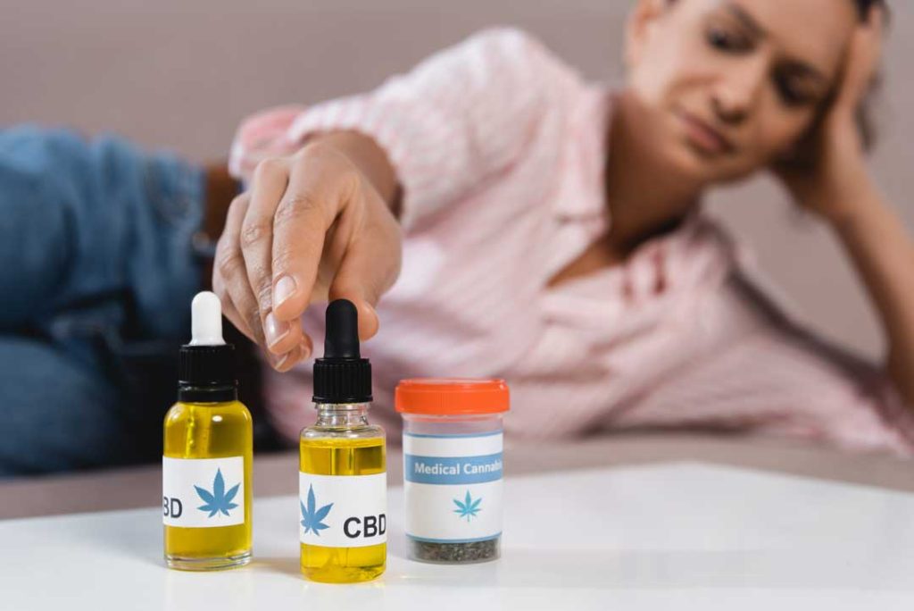 Cannabis and CBD products promoting restful sleep