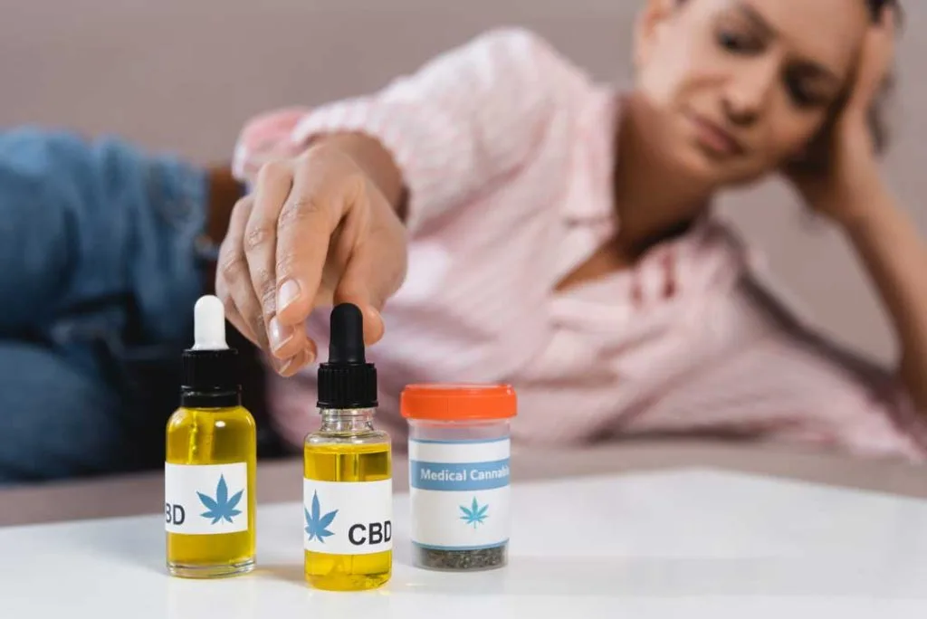Cannabis and CBD products promoting restful sleep