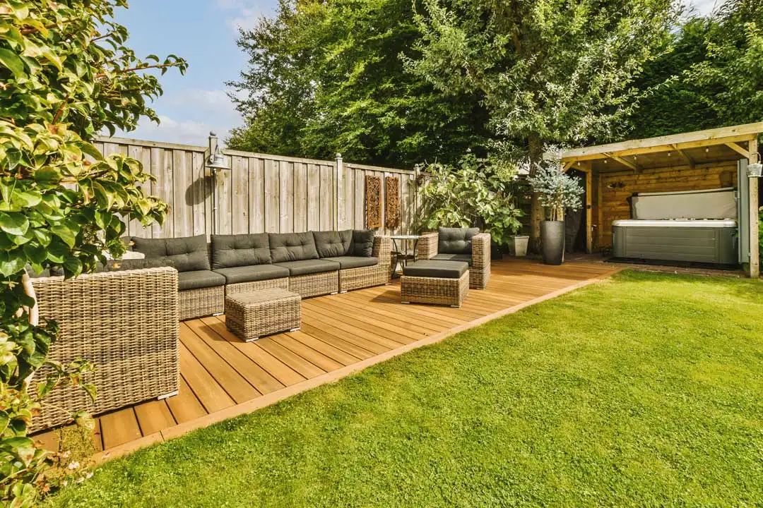 Easy outdoor space maintenance and enjoyment