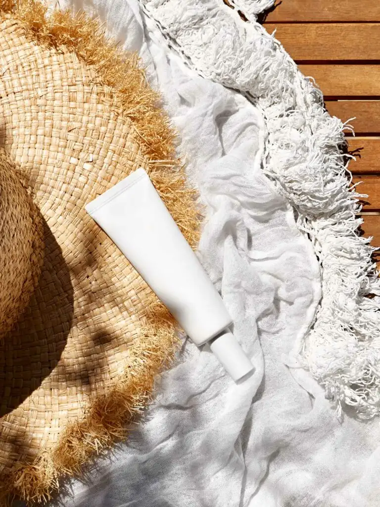 Summer skincare essentials including sunscreen