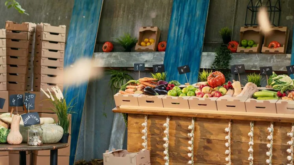 Local farm stand offering fresh produce in Snohomish WA
