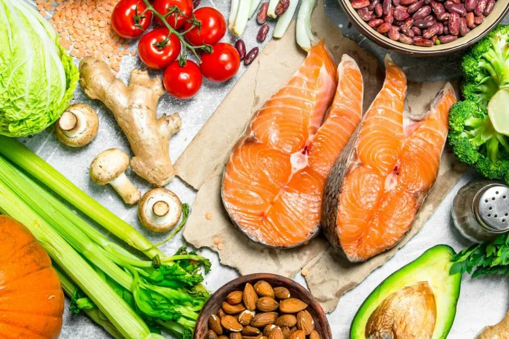 Nutrient-rich foods supporting healthy vision