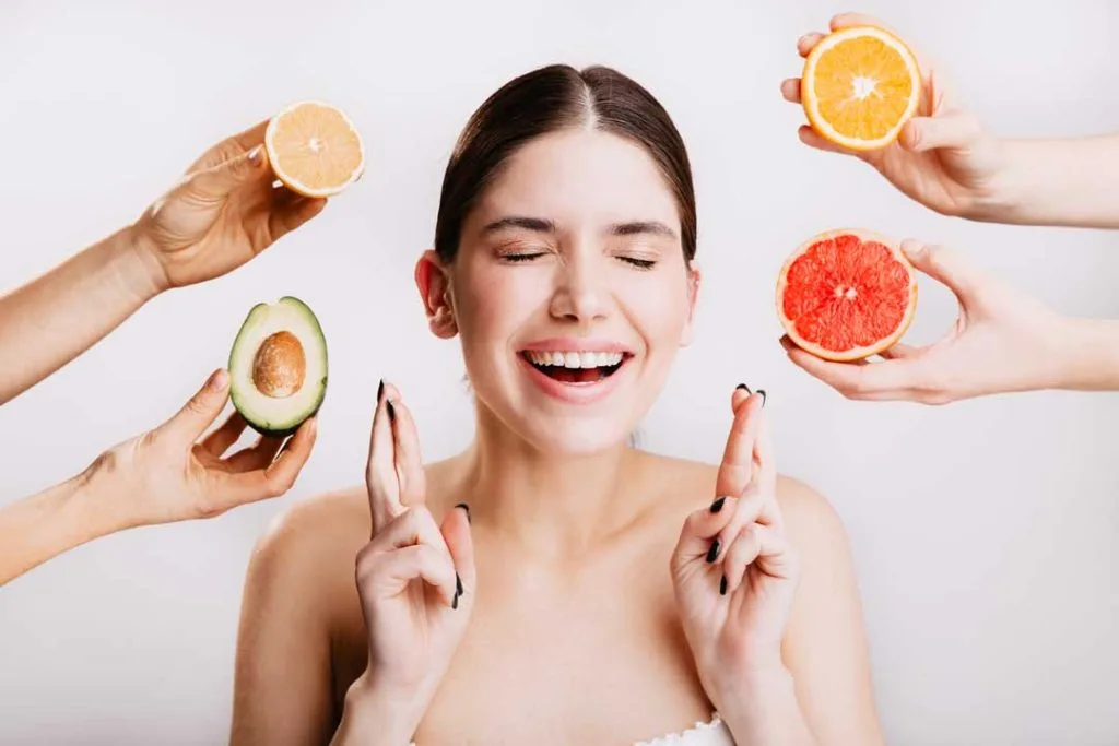 Healthy diet for natural skin radiance