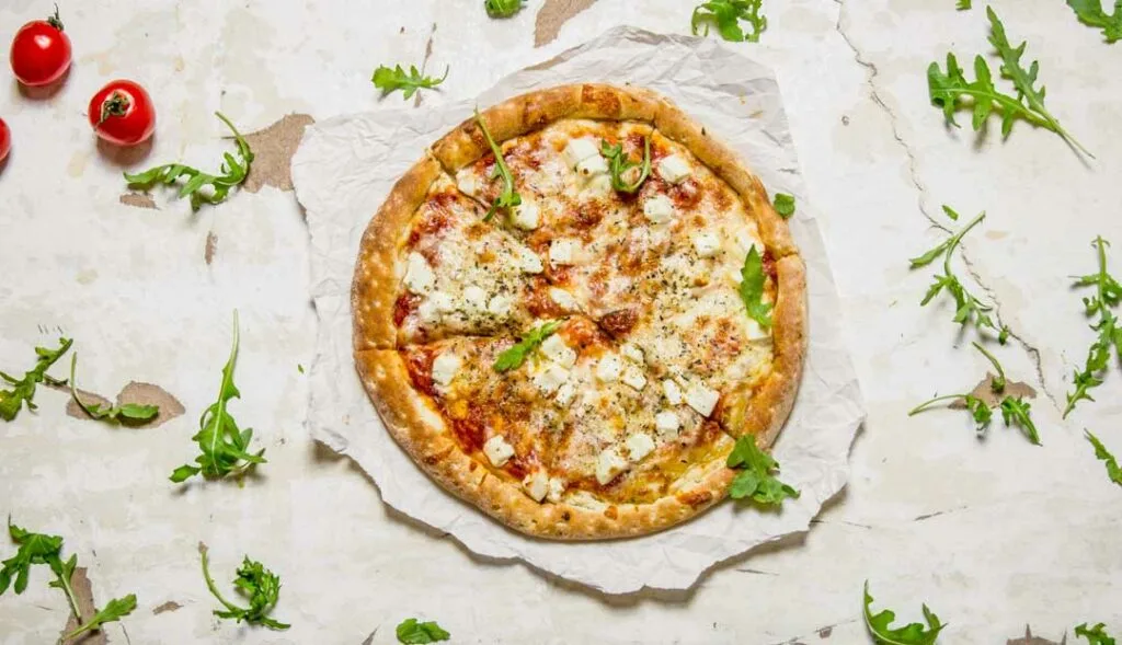 Hot Honey & Goat Cheese Pizza