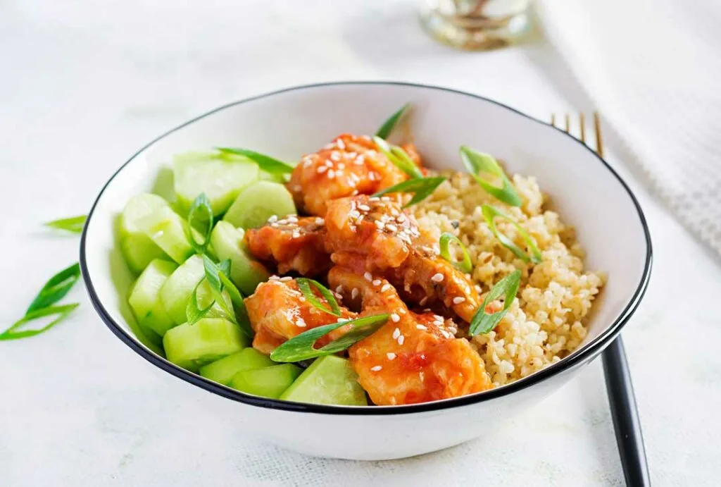 Spicy Honey Chicken Bowl