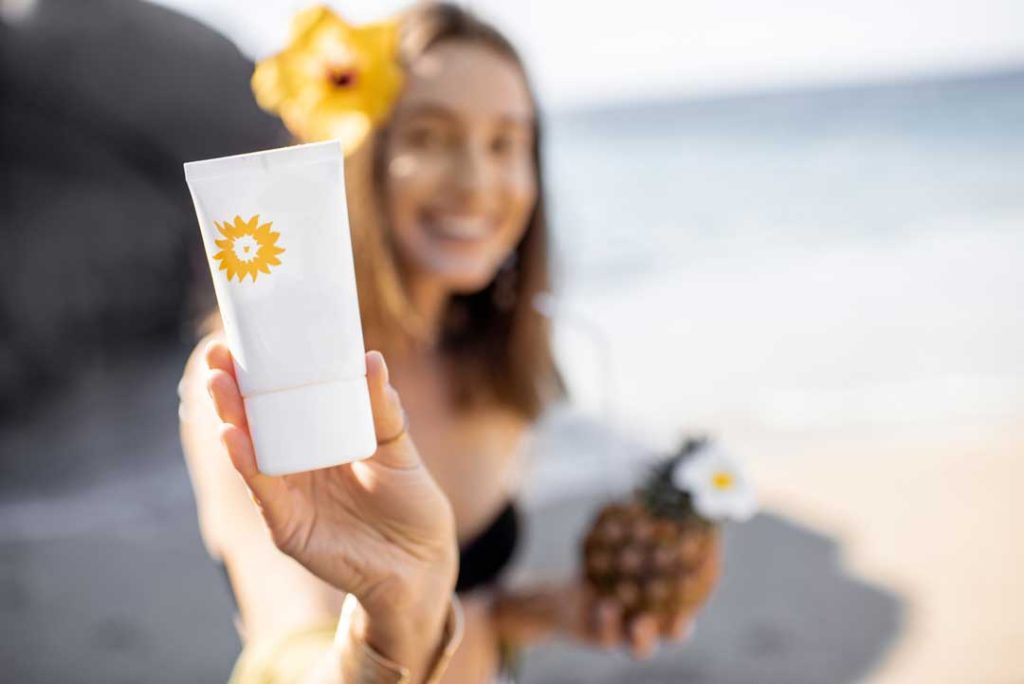 Sunscreen for natural skin protection