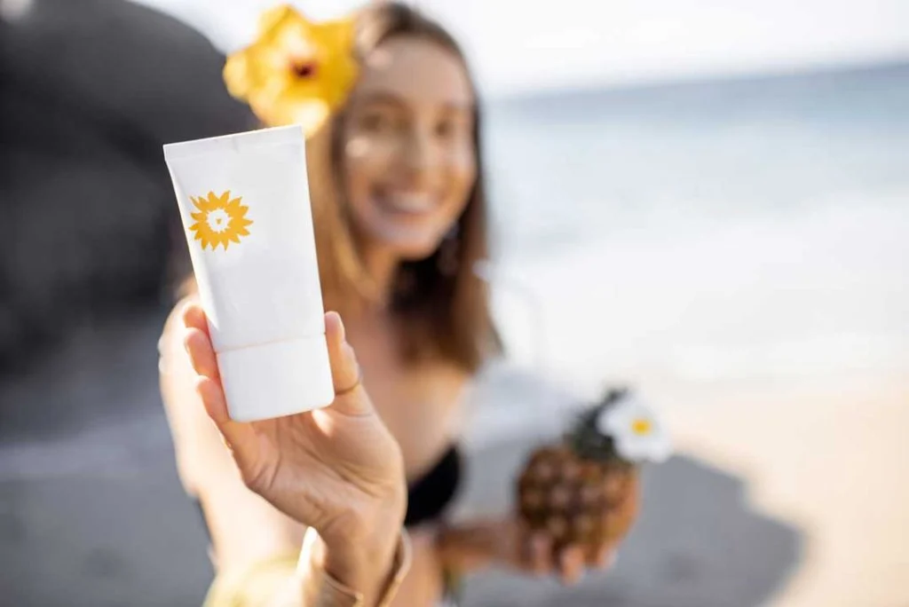 Sunscreen for natural skin protection