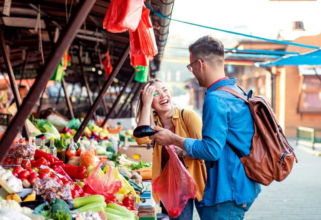 Asking locals for food recommendations during travel