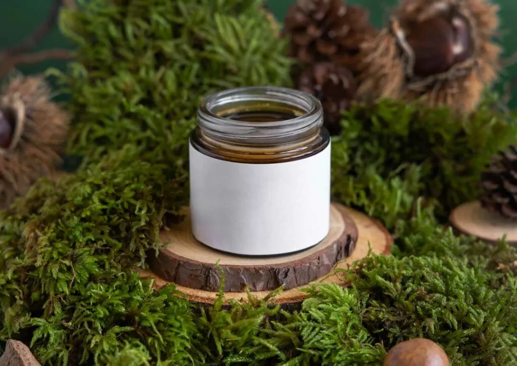 small jar of natural chest rub