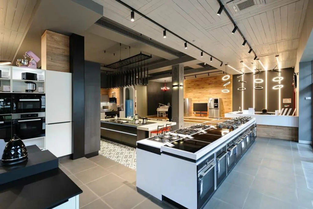 KraftMaid semi-custom kitchen display