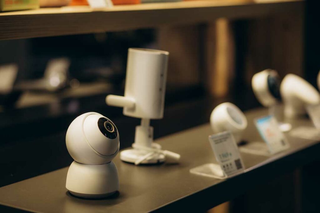 Smart devices and security cameras in Airbnb property