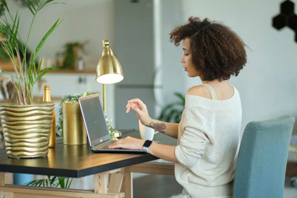 Optimizing home office lighting to enhance video call attire appearance.
