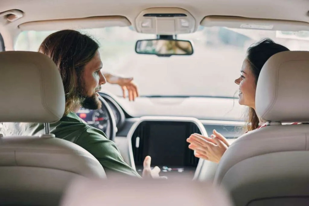 conversations while driving creating distraction