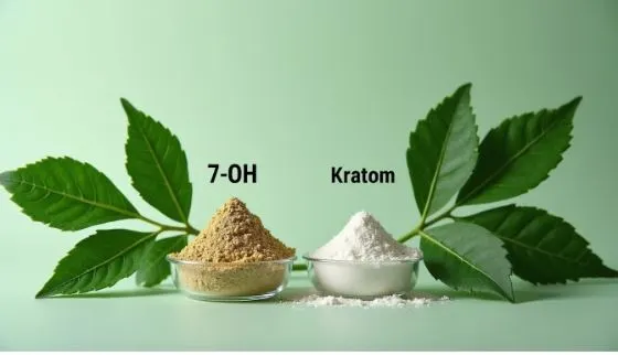 difference between kratom and 7-hydroxymitragynine