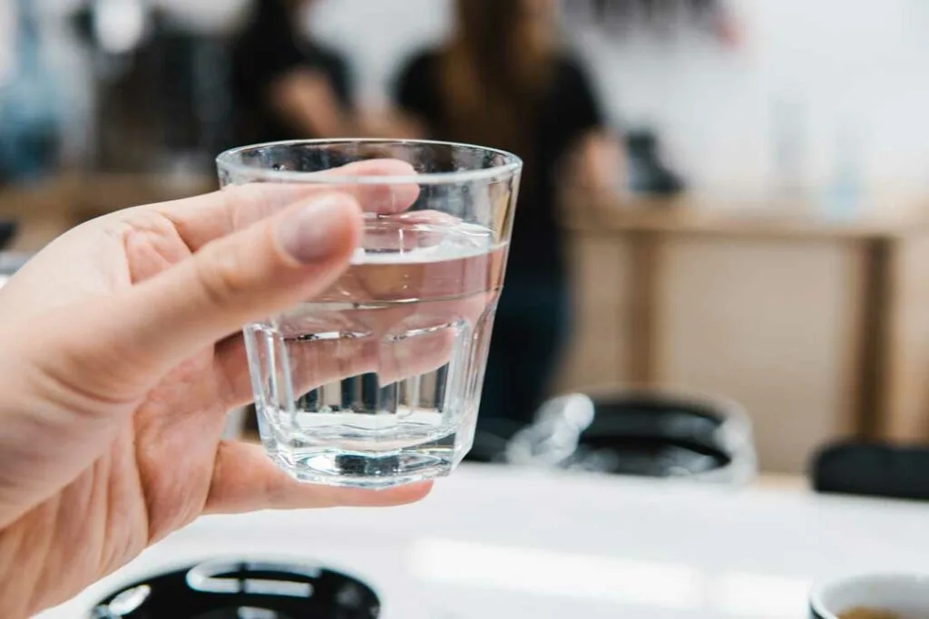 Glass of water